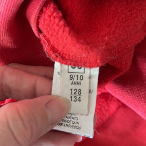 Moschino kids 8/10 red pull over kids sweatshirt hoodie - Picture 6 of 9
